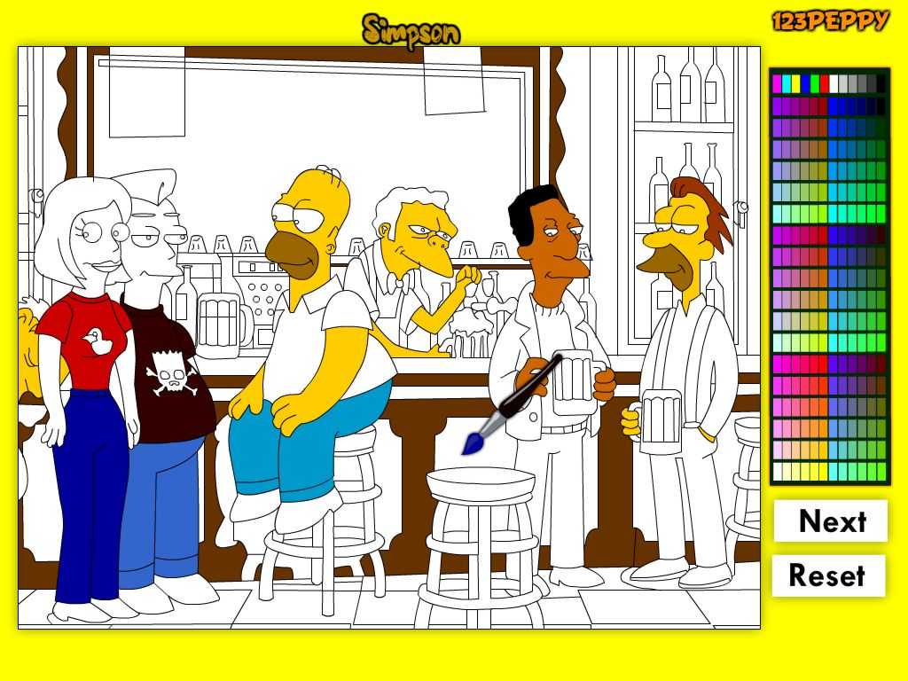 Simpsons Variables Worksheet Answers together with Jeu Simpsons Line Coloring Game Jeuxgratuitsorg