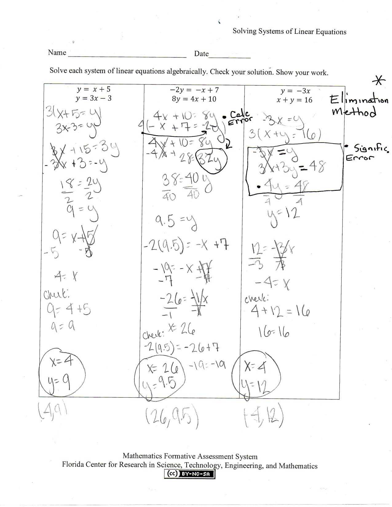 Solving Inequalities Worksheet as Well as solving Systems Equations Worksheet with Answers Gallery