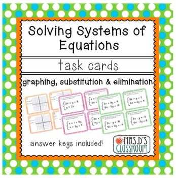 Solving Systems Of Equations by Elimination Worksheet Pdf as Well as 146 Best Systems Of Equations Images On Pinterest