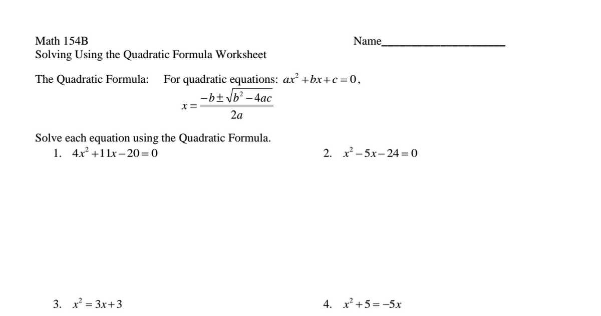 Solving Using the Quadratic formula Worksheet Answer Key Along with Unique solving Quadratic Equations by Factoring Worksheet Elegant