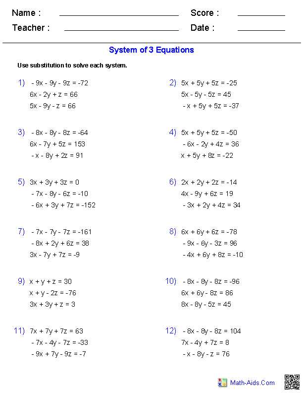 Solving Word Problems Using Systems Of Equations Worksheet Answers Along with Systems Equations Word Problems Worksheet Answers the Best