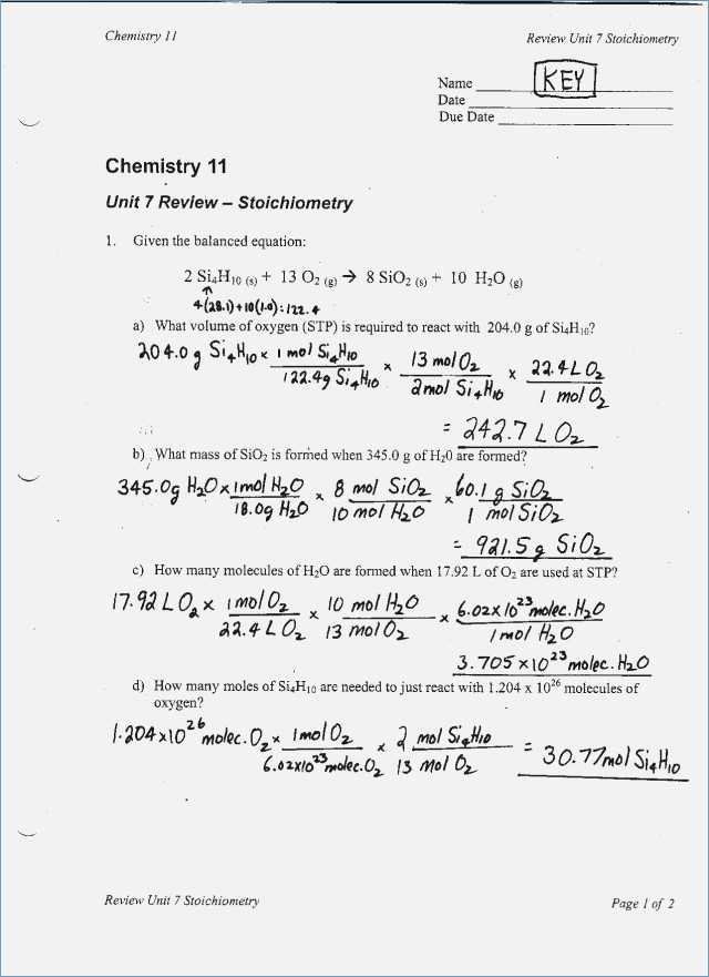 Stoichiometry Limiting Reagent Worksheet Answers Also Percent Yield Worksheet 1 Kidz Activities