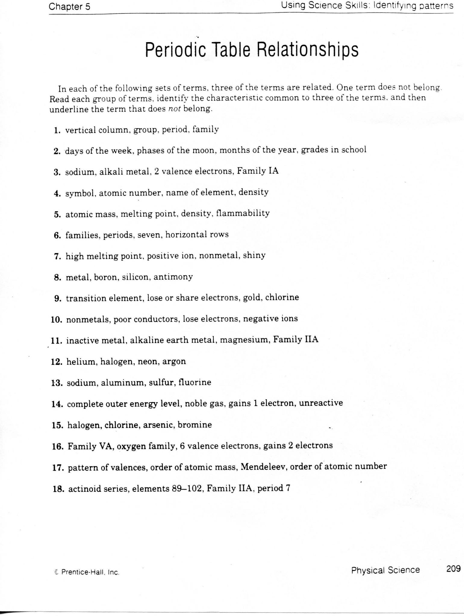 Subatomic Particles Worksheet Answer Key Along with Periodic Table Questions New Chemistry Periodic Table Worksheet