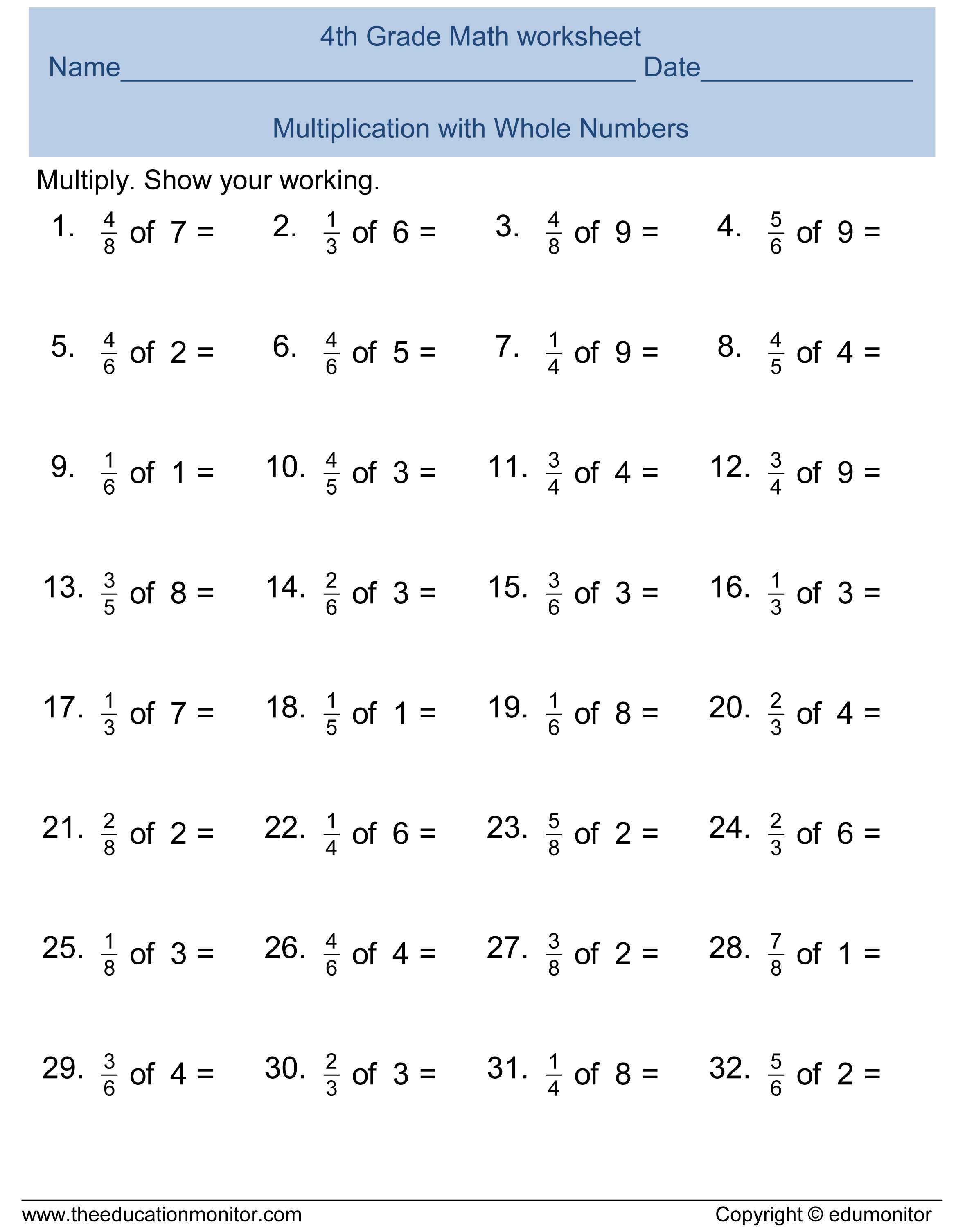 Subtracting Integers Worksheet Along with Fractions Adding and Subtracting Fractions Worksheets 4th Grade