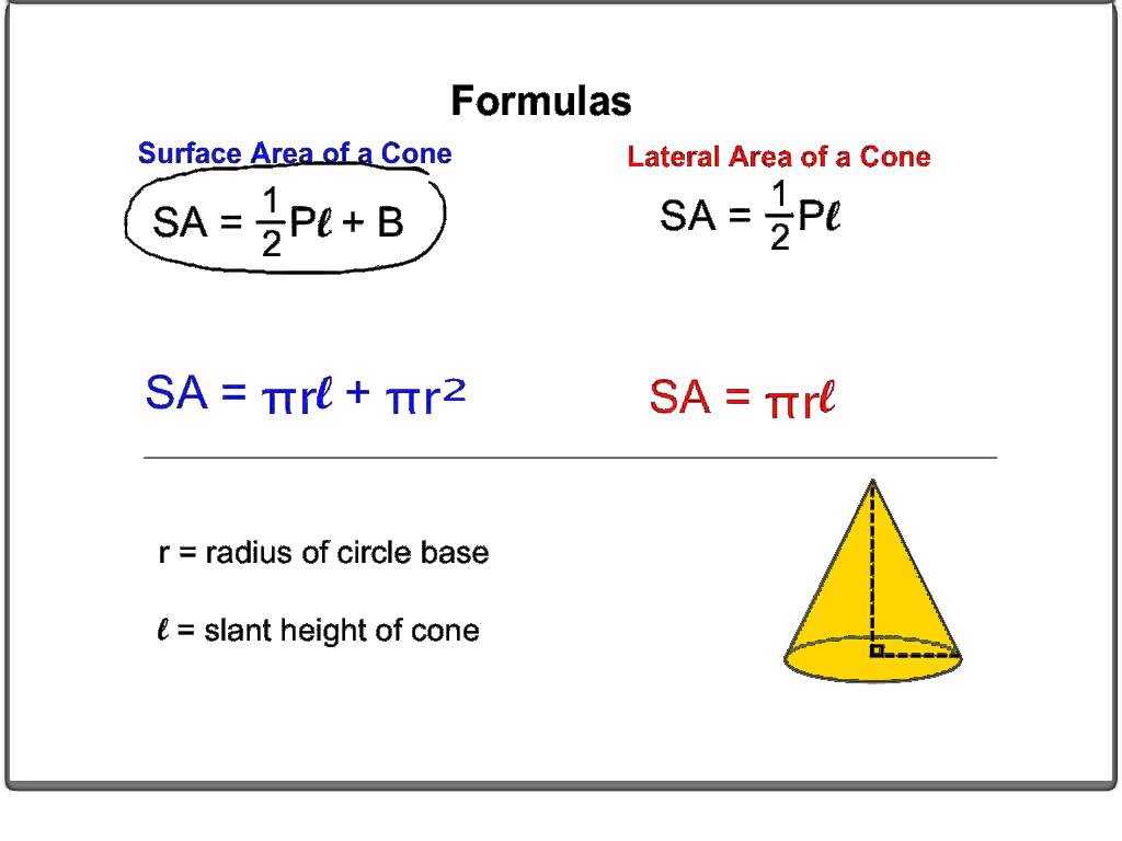 Surface area Worksheet Pdf together with Surface area formula Cone Match Problems