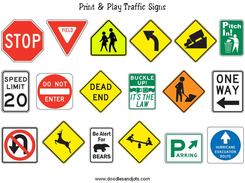Survival Signs Worksheets or Traffic Signs are Important Visuals and Need to Be Learned In order