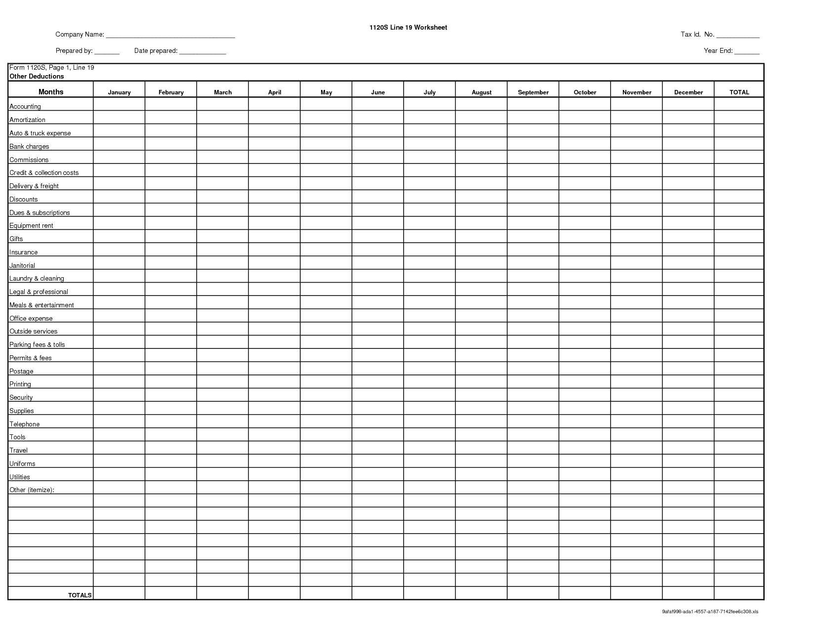 Tax organizer Worksheet for Small Business with Fine Home Fice Deduction form Collection Home Decorating