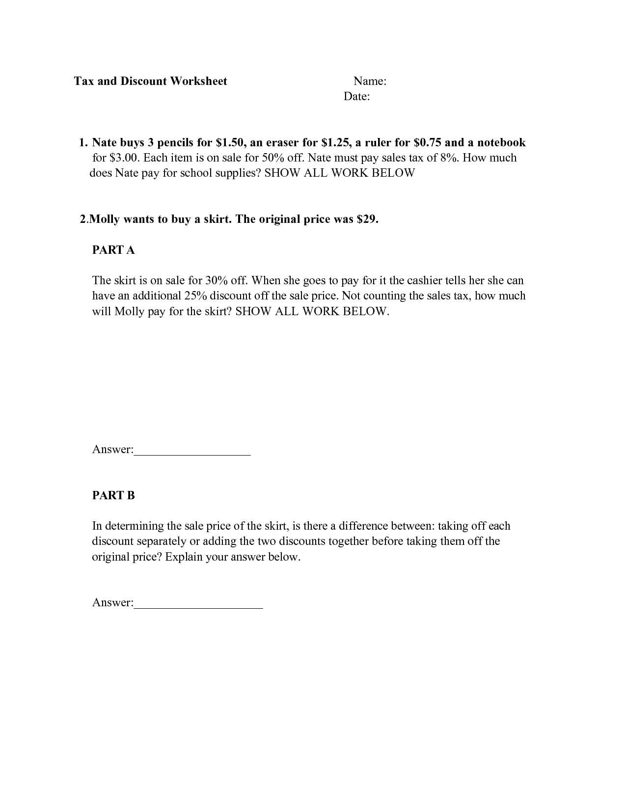 Taxation Worksheet Answers as Well as Code Line Math Worksheet Download