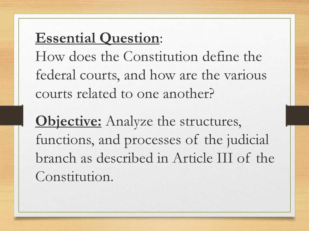 The Constitutional Convention Worksheet and Chapters 11 and 12 the Judicial Branch Ppt