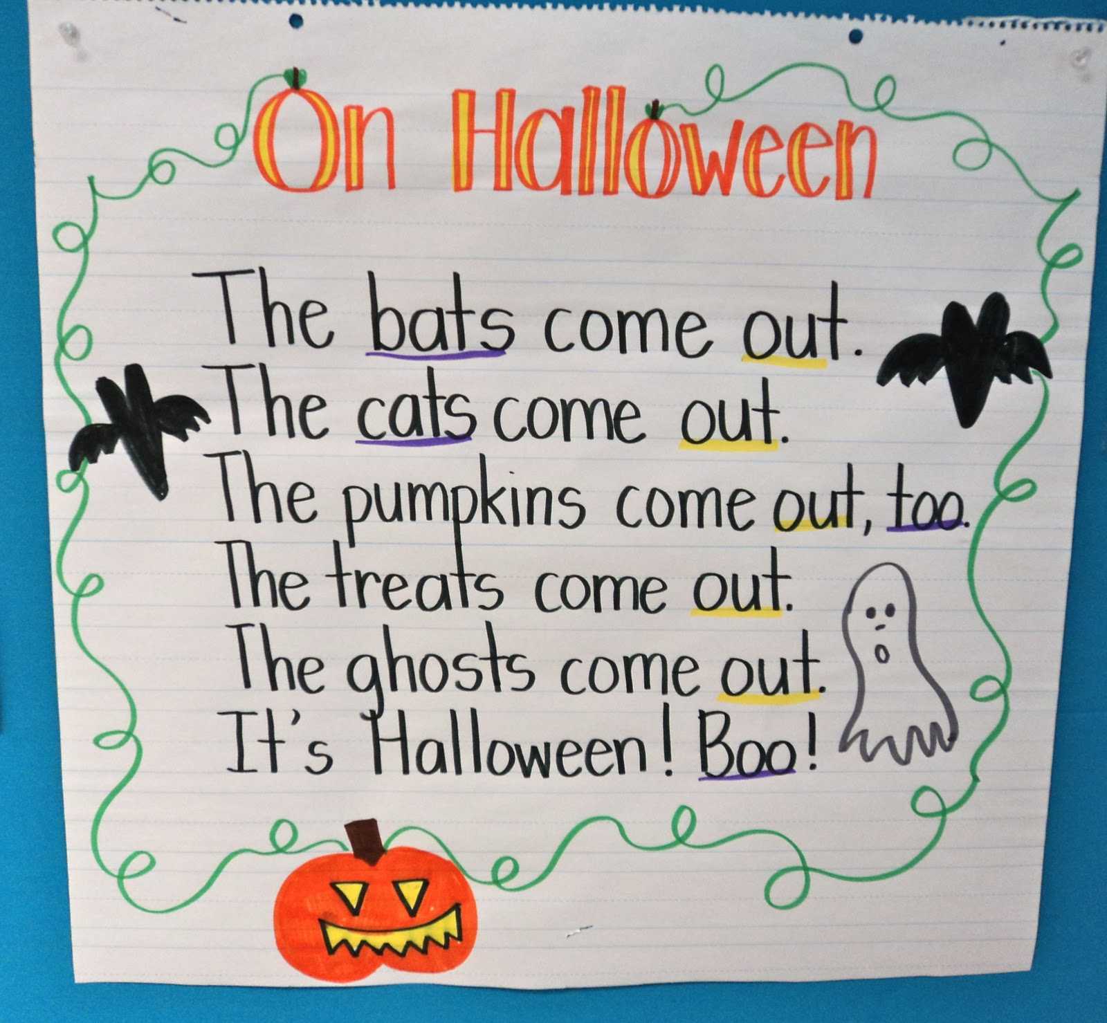 The Haunted History Of Halloween Worksheet Answers with Halloween Poems