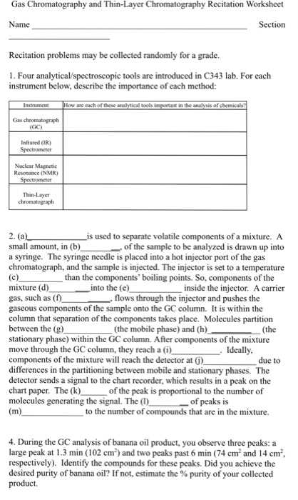 The Role Of Media Worksheet as Well as solved Gas Chromatography and Thin Layer Chromatography R