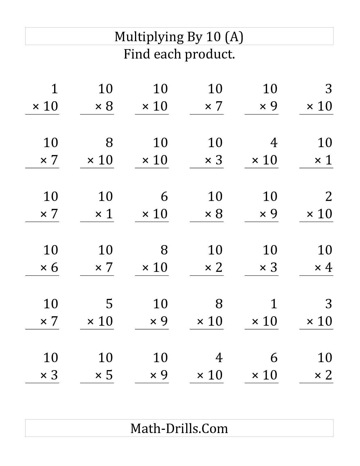 Times Tables Worksheets 1 12 Pdf as Well as Printable Multiplicationts Timed Test Problems Math Multiplication