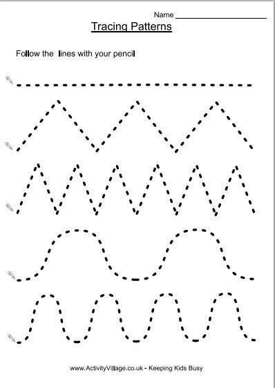 Tracing Worksheets for 3 Year Olds and 126 Best Basteln Images On Pinterest