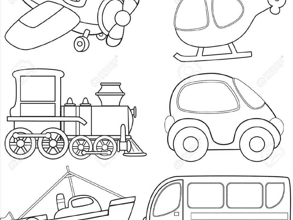 Transportation Worksheets for Preschoolers Along with Jeep Car Transportation Coloring Pages for Kids Printable Fr