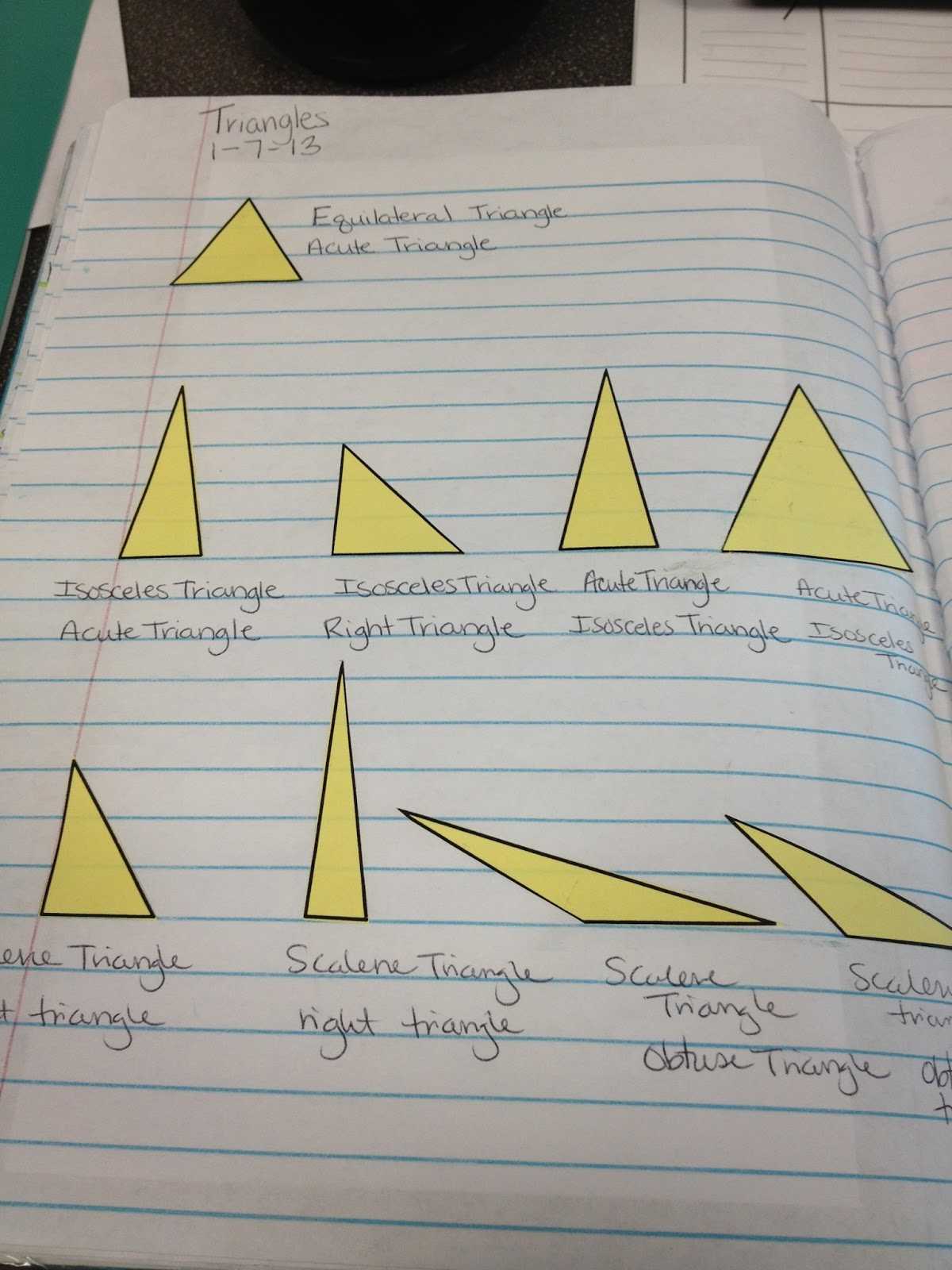 Triangle Angle Sum Worksheet Answer Key together with Teaching In Special Education April 2013