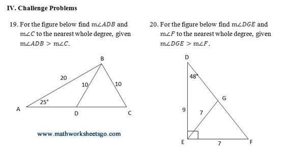 Trigonometry Worksheets with Answers with Example Challenge Problem From Worksheet Ambigious