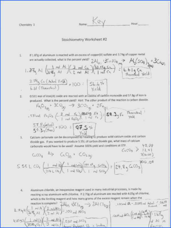 Types Of Chemical Reactions Worksheet and Types Chemical Reactions Worksheet