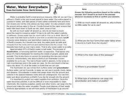 Water Water Everywhere Worksheet Answers as Well as 1662 Best Science Images On Pinterest