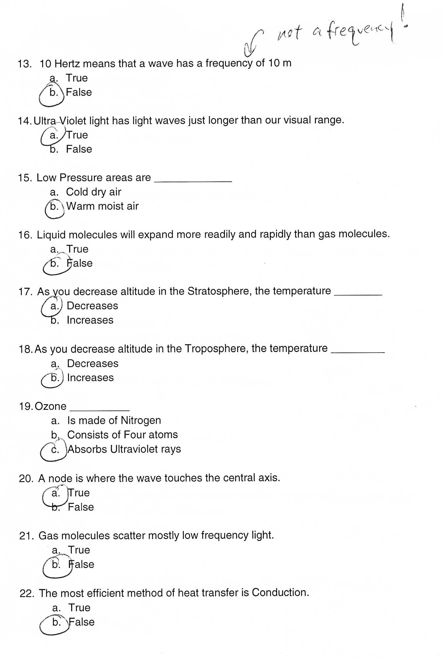 Wave Review Worksheet Answers and Vocabulary