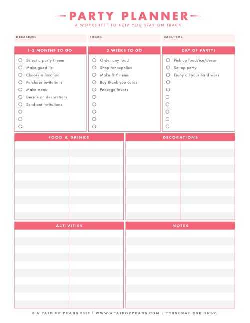 Wedding Planning Worksheets Along with Pin by Destiny Cook On event Planning Pinterest