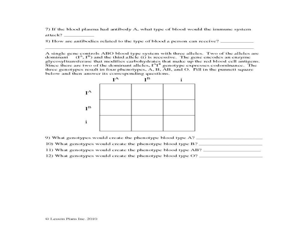 Worksheet 4.4 Chargaff's Dna Data Answer Key Along with 23 Inspirational In Plete and Codominance Worksheet Worksh
