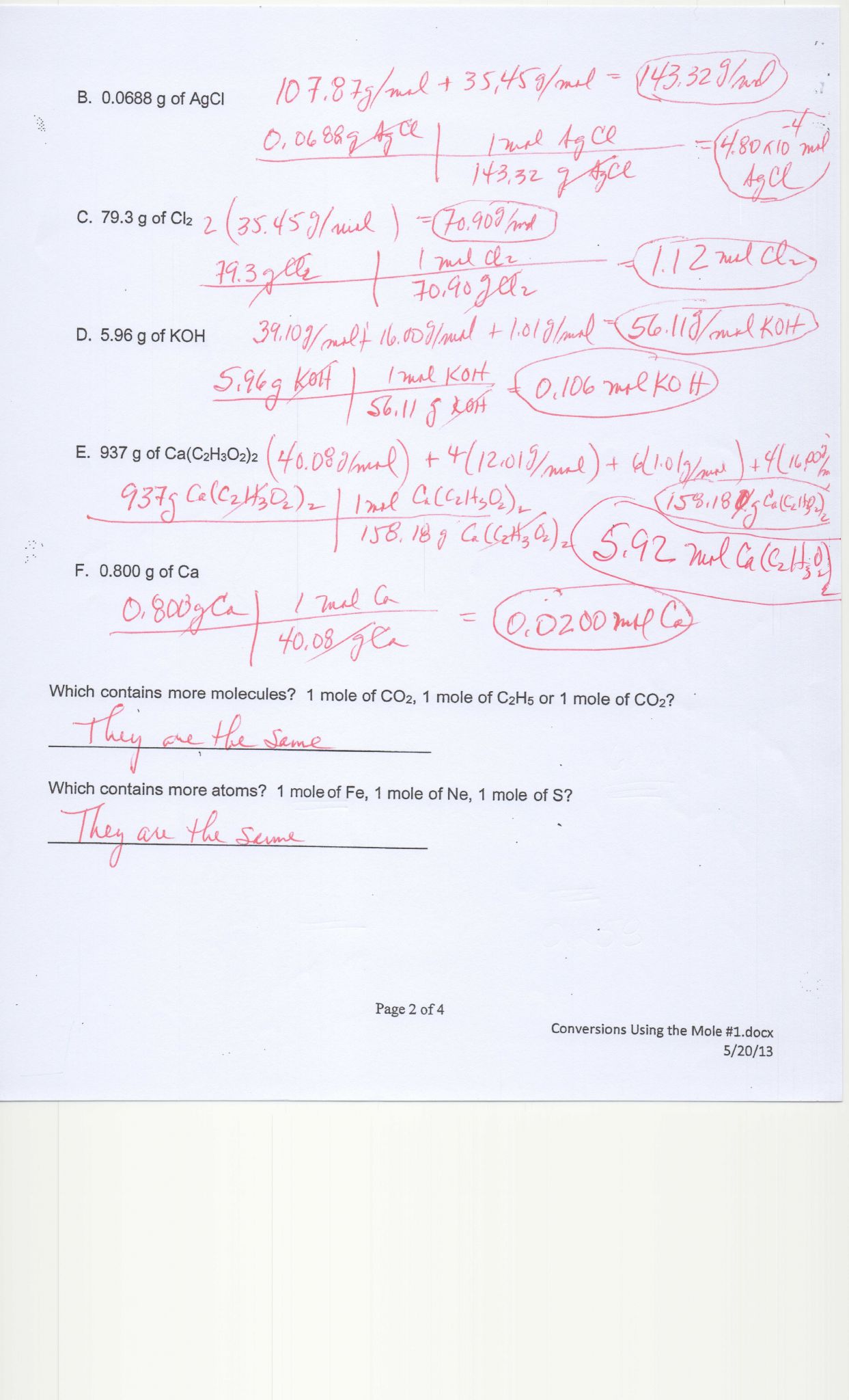 Worksheet Labeling Waves Answer Key Page 2 as Well as Lutz George Chemistry 1 Academic Documents