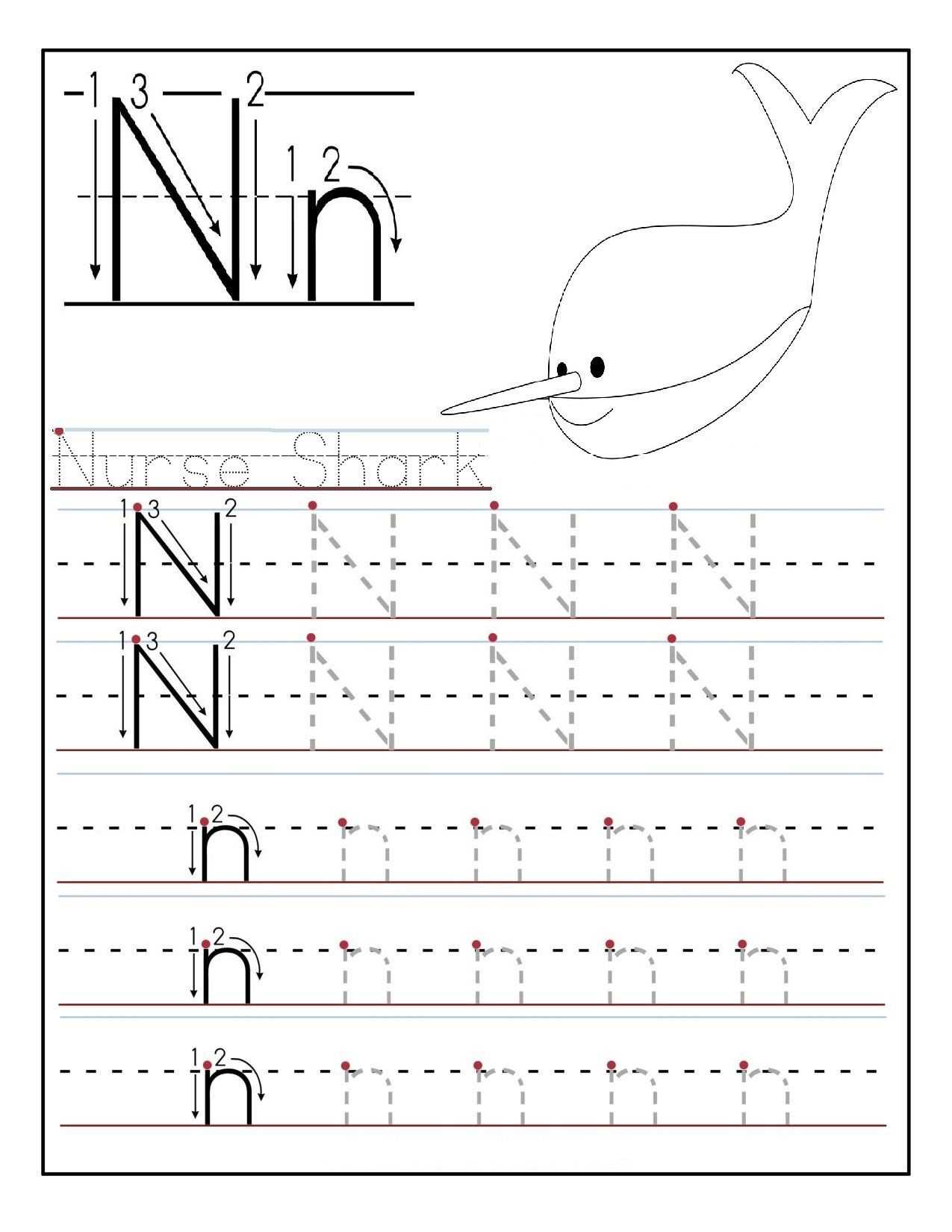 Worksheets for Children Along with Preschool Learning Pages New Letter N Worksheets for Preschool and