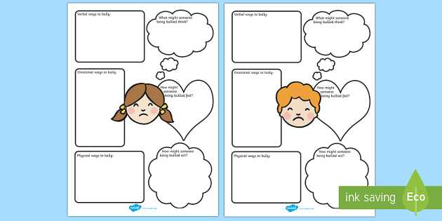 Worksheets On Bullying for Elementary Students or Bullying Worksheets Bullying Bully Good Behaviour
