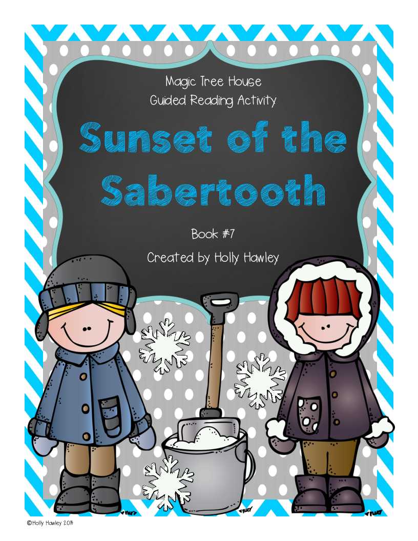 3rd Grade Reading Comprehension Worksheets Multiple Choice Pdf as Well as Sunset Of the Sabertooth A Guided Reading Activity Lesson