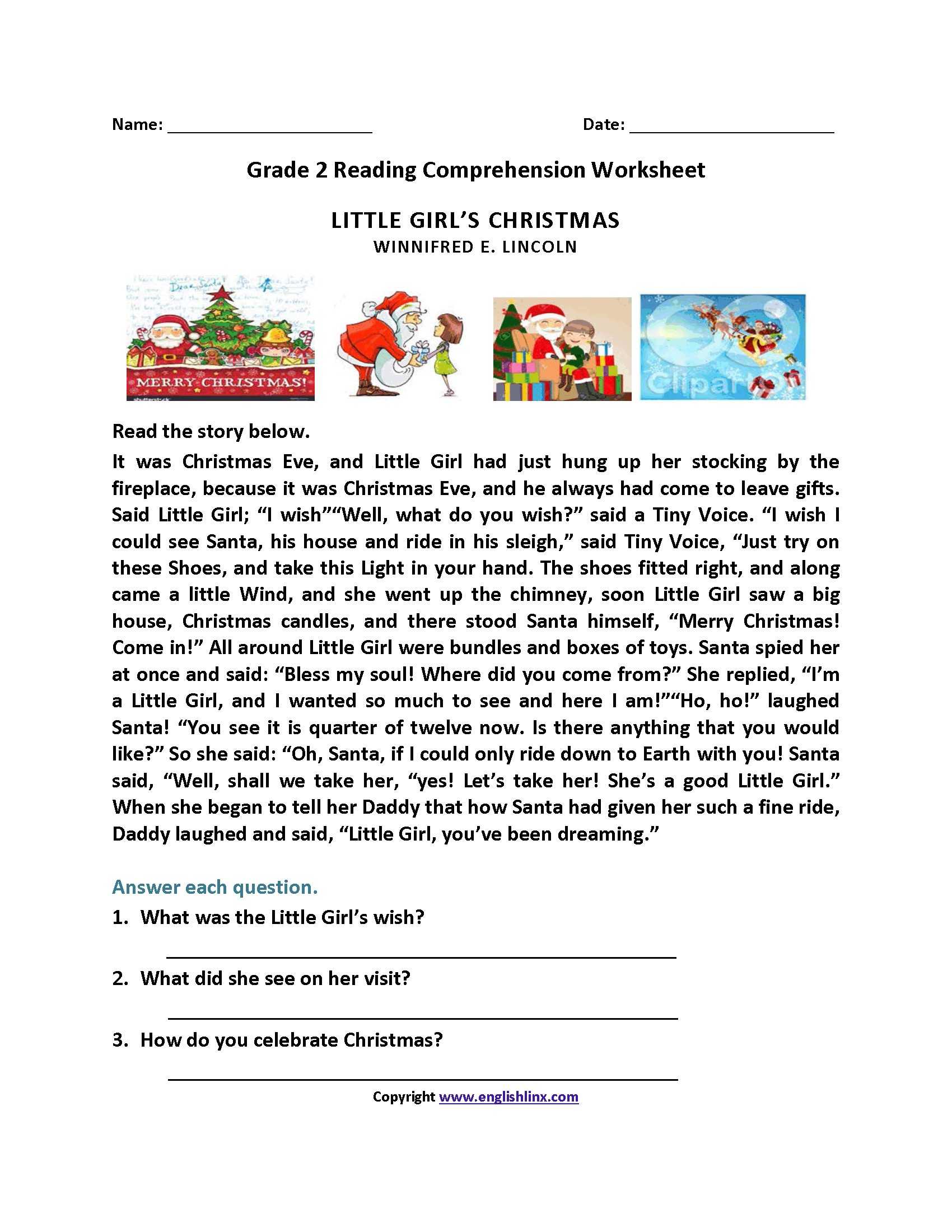 3rd Grade Reading Comprehension Worksheets Multiple Choice with Prehension English Worksheets for Grade 2 New Math 2nd Grade
