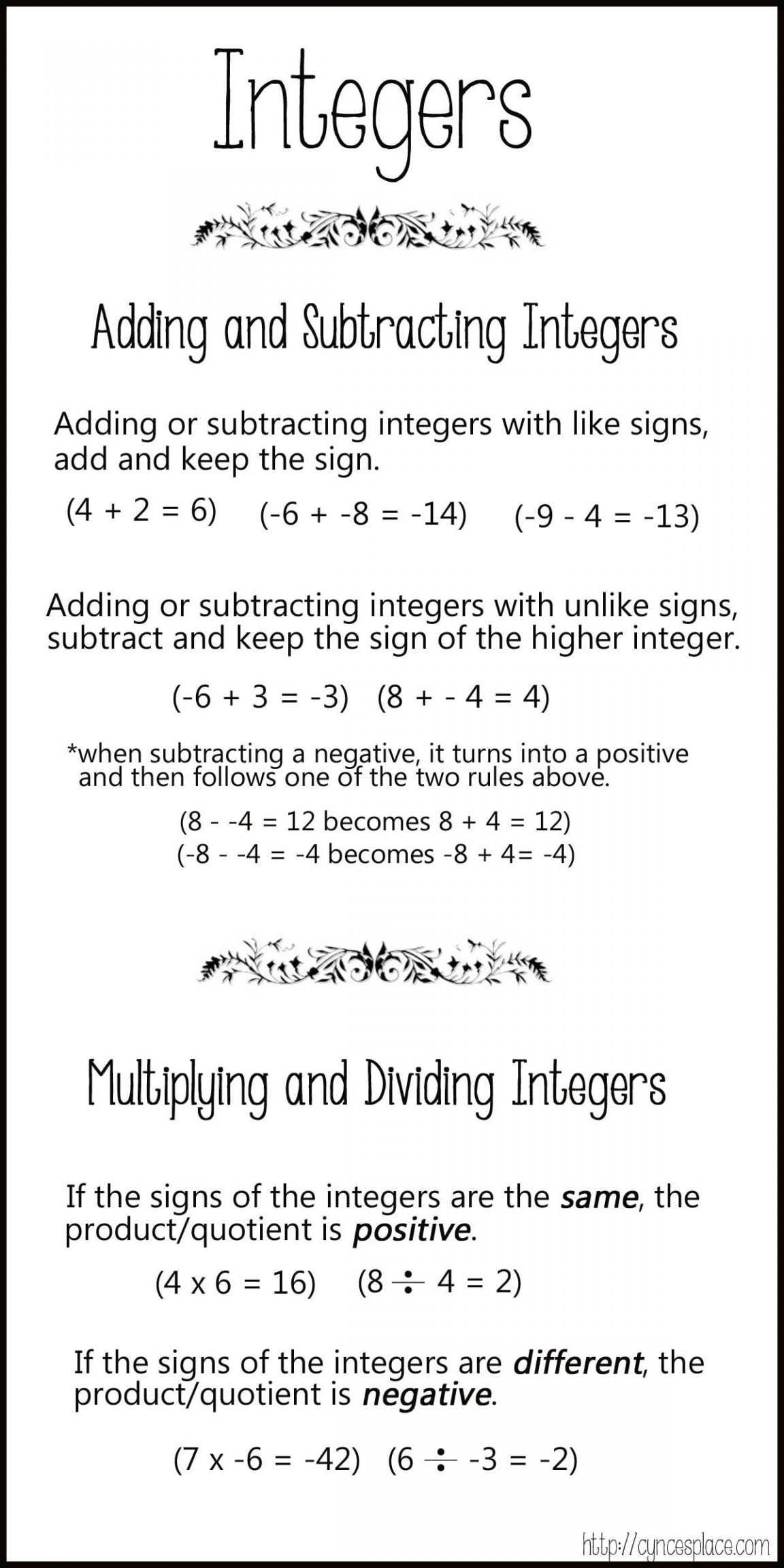 Adding and Subtracting Integers Word Problems Worksheet and Subtractions Adding and Subtracting Integers Worksheet Grade the