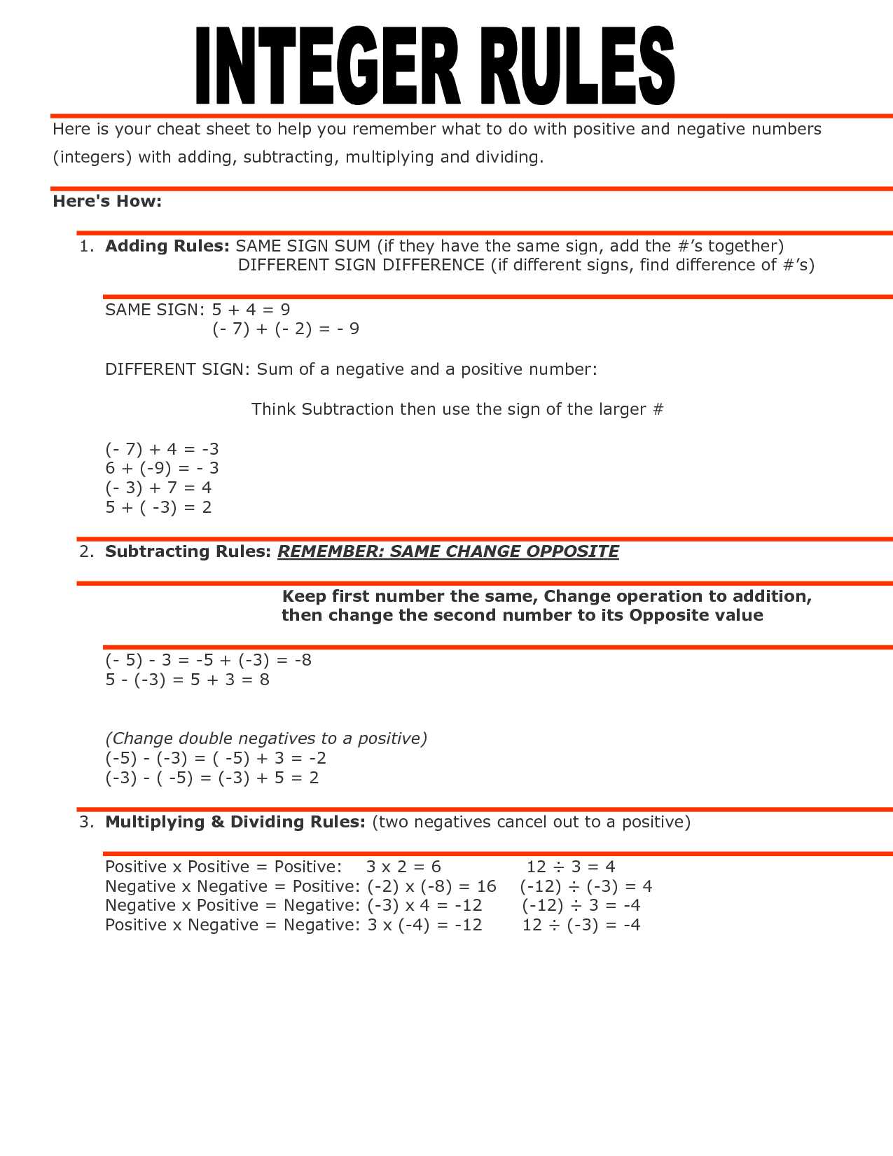 Adding and Subtracting Integers Word Problems Worksheet with Integer Rules Img Docstoccdn Thumborig Png