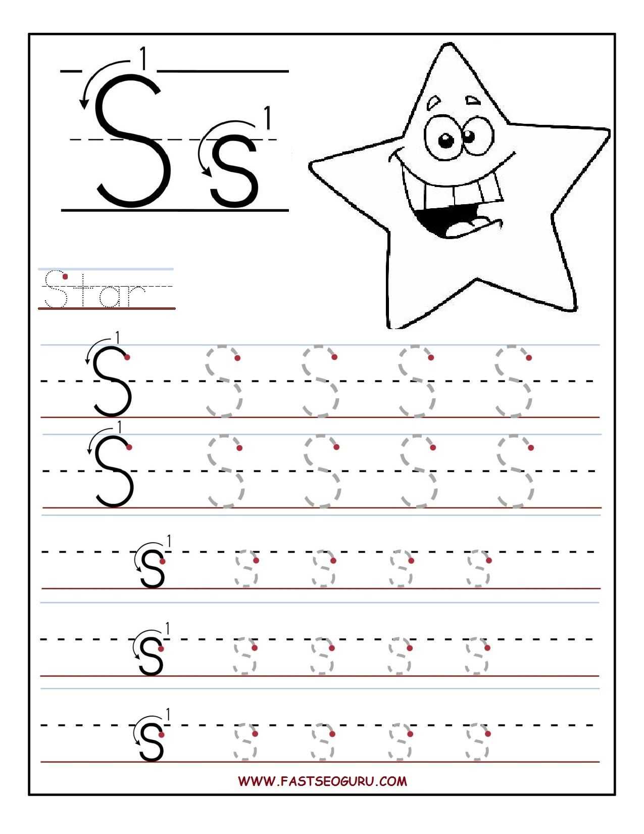 Arithmetic Sequence Worksheet Pdf together with Printable Letter S Tracing Worksheets for Preschool