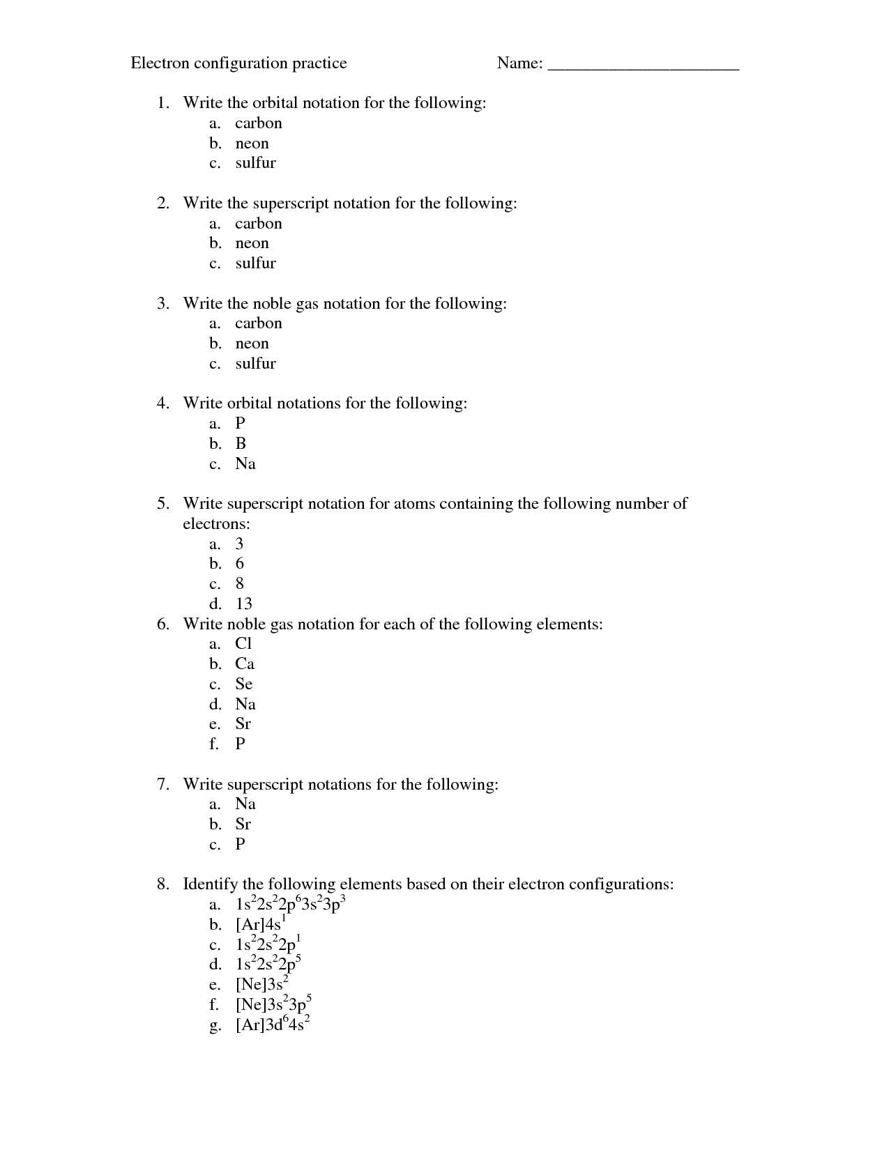 Atomic Structure Worksheet Answers Chemistry Also Worksheet Worksheet Electrons In atoms Carlos Lomas Worksheet for