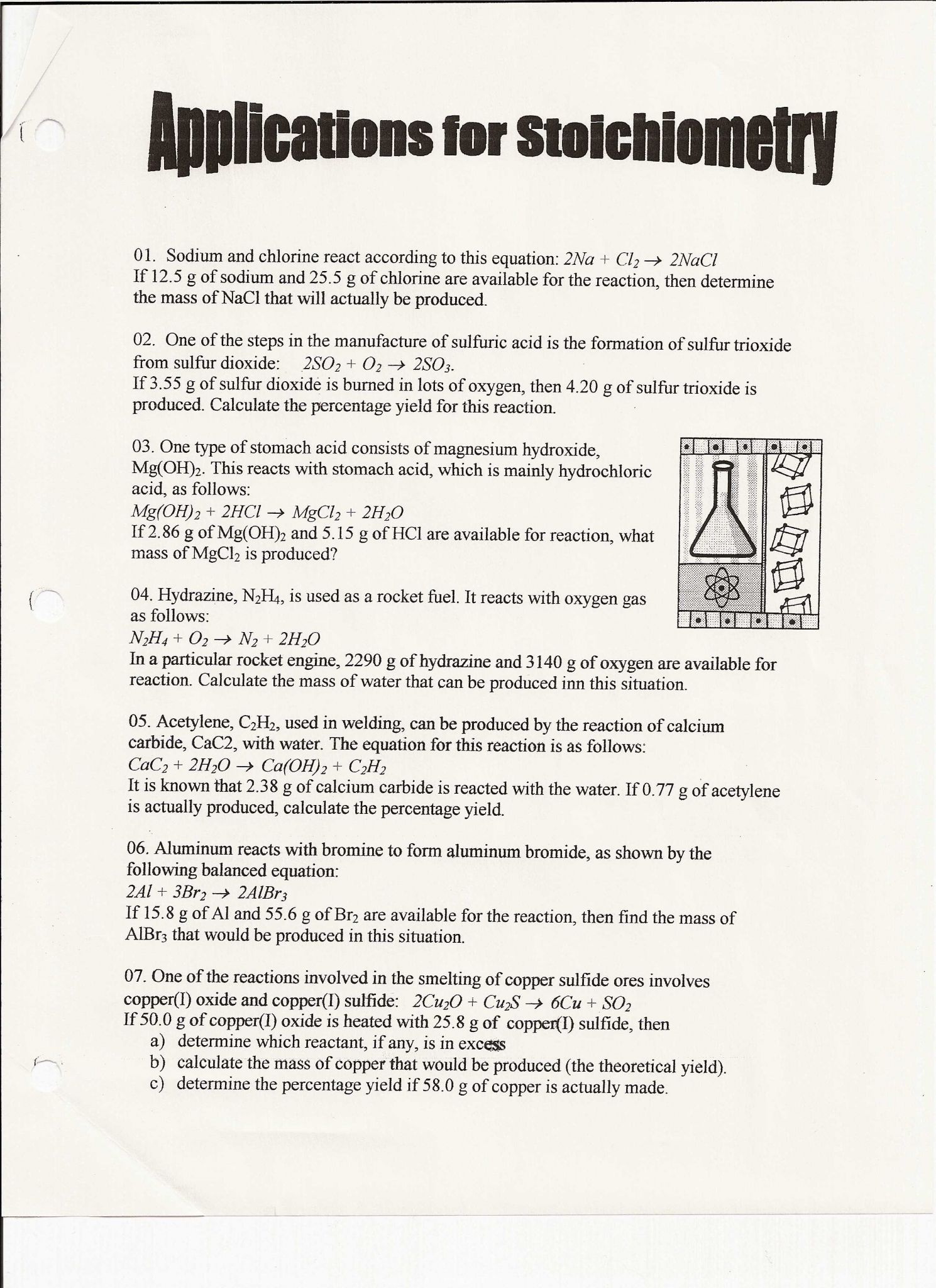 Balancing Equations Worksheet 1 Answer Key with Chemistry Percent Yield Worksheet the Best Worksheets Image