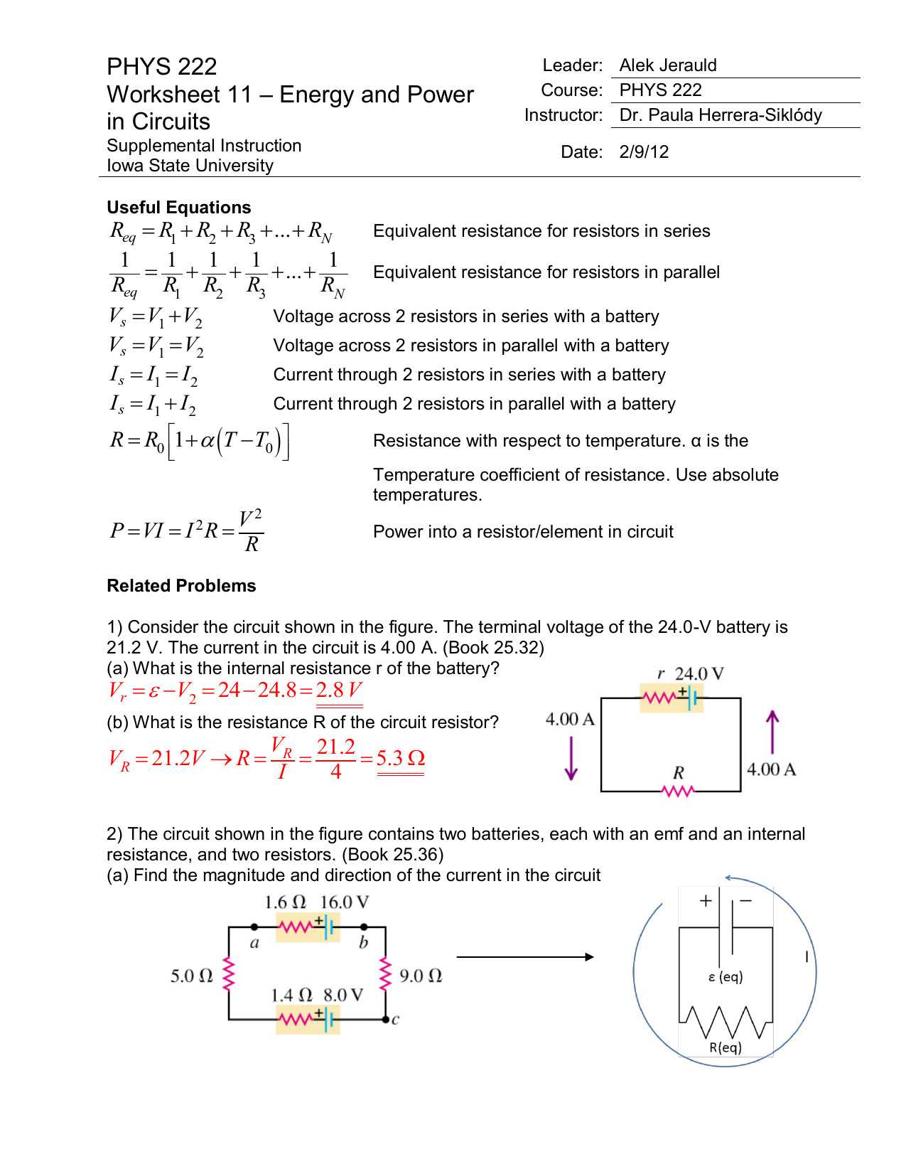 Bill Nye Energy Worksheet Answers with 10 Luxury Electrical Power Worksheet Answers Collection