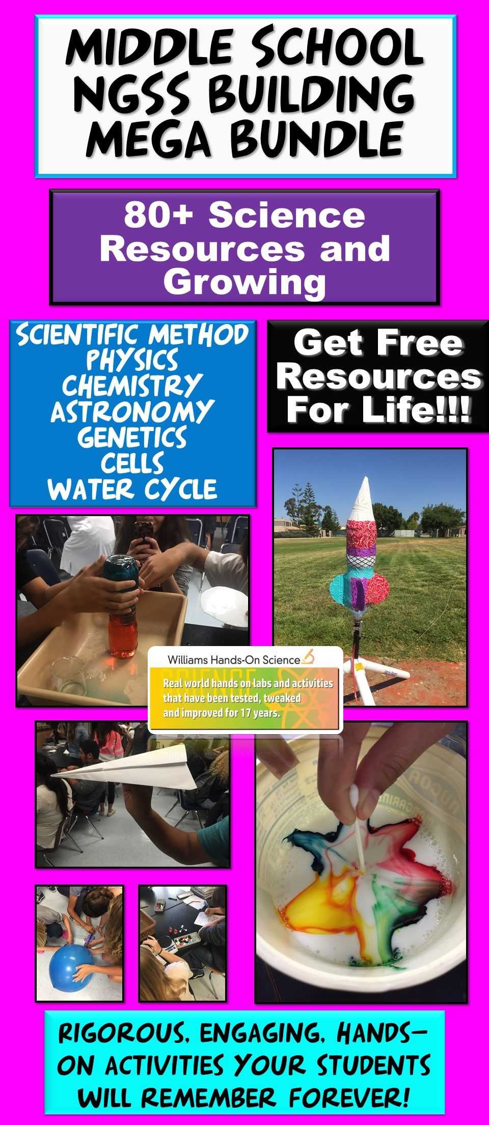 Bill Nye Scientific Method Worksheet and Stem Ngss Middle School Science Growing Mega Bundle