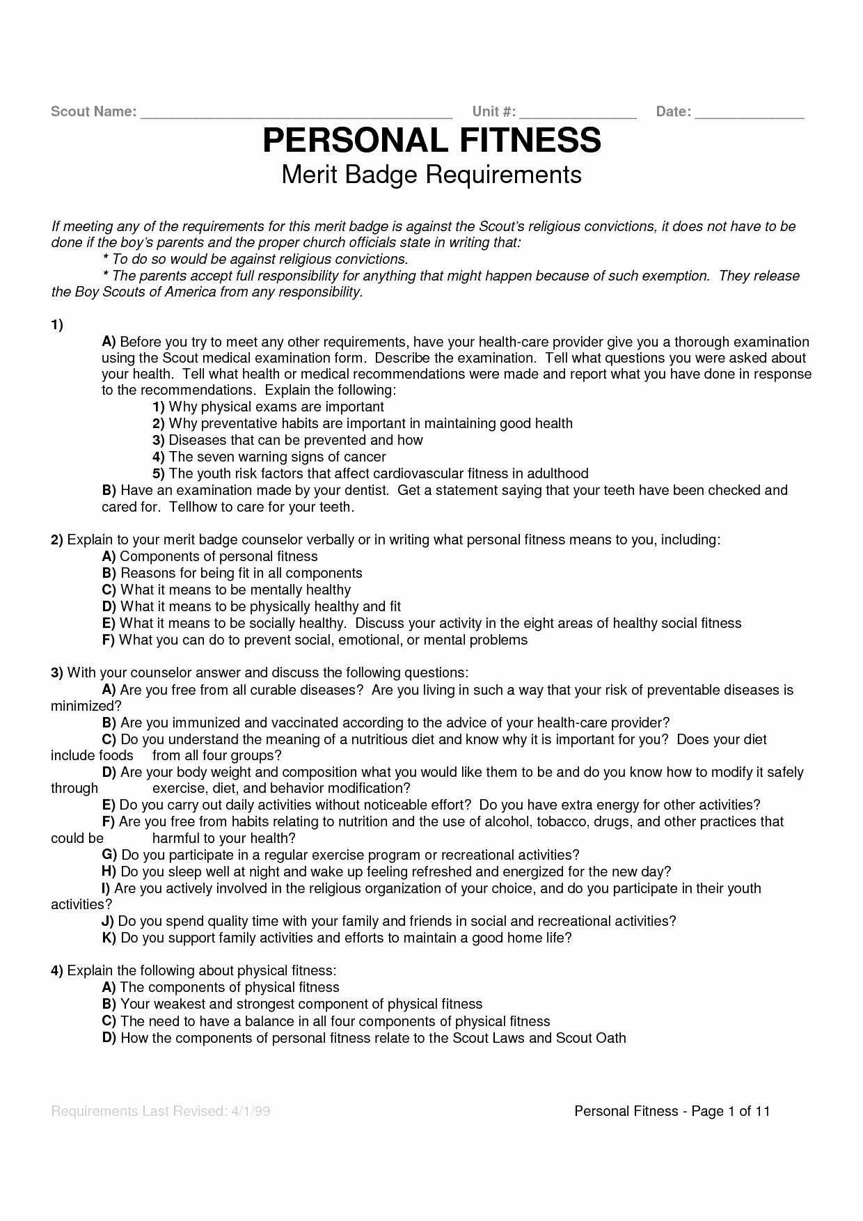 Boy Scout Cooking Merit Badge Worksheet with Personal Management Merit Badge Answers Awesome Tips to Make Boy