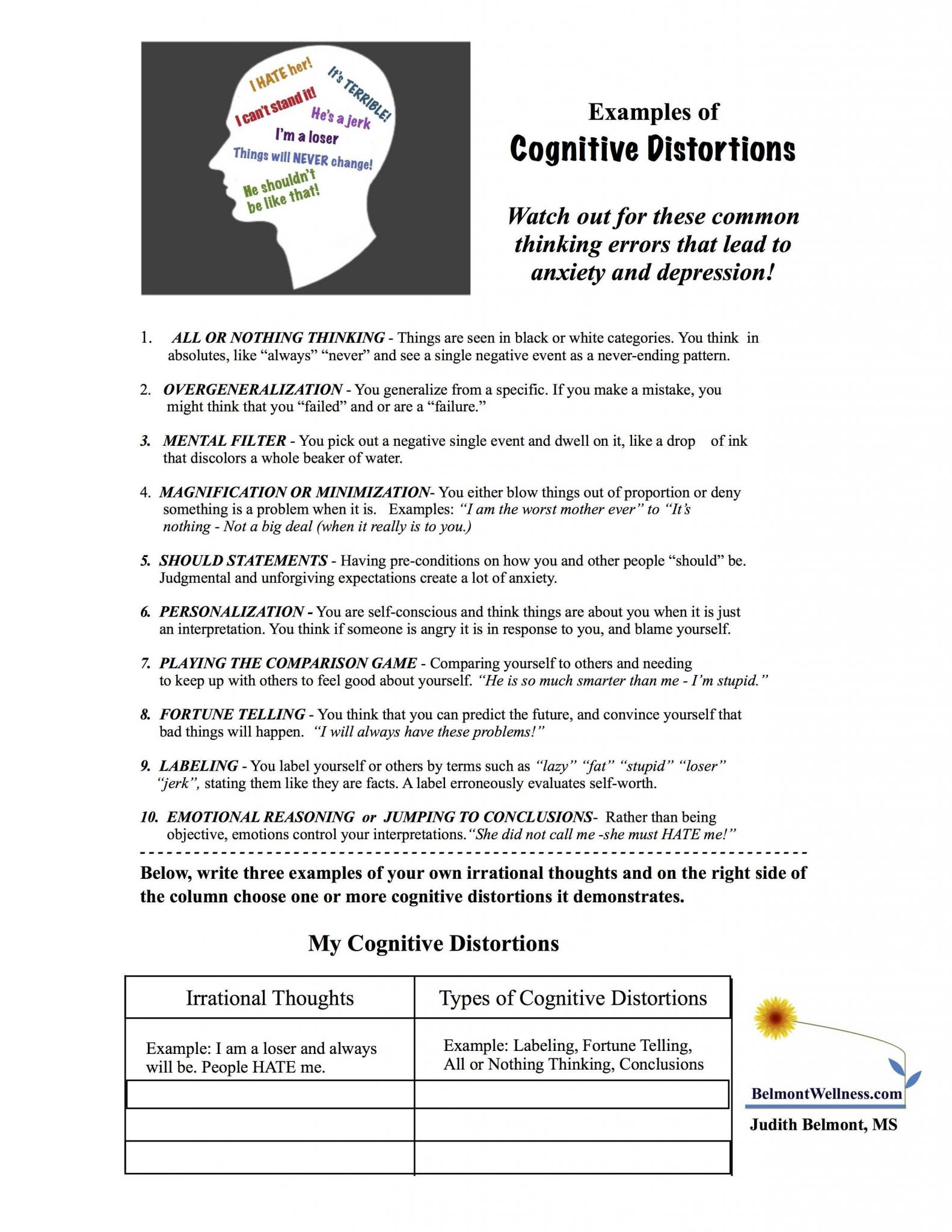 Cbt Worksheets for Anxiety and Depression Along with 23 Awesome Coping Skills Worksheets for Adults