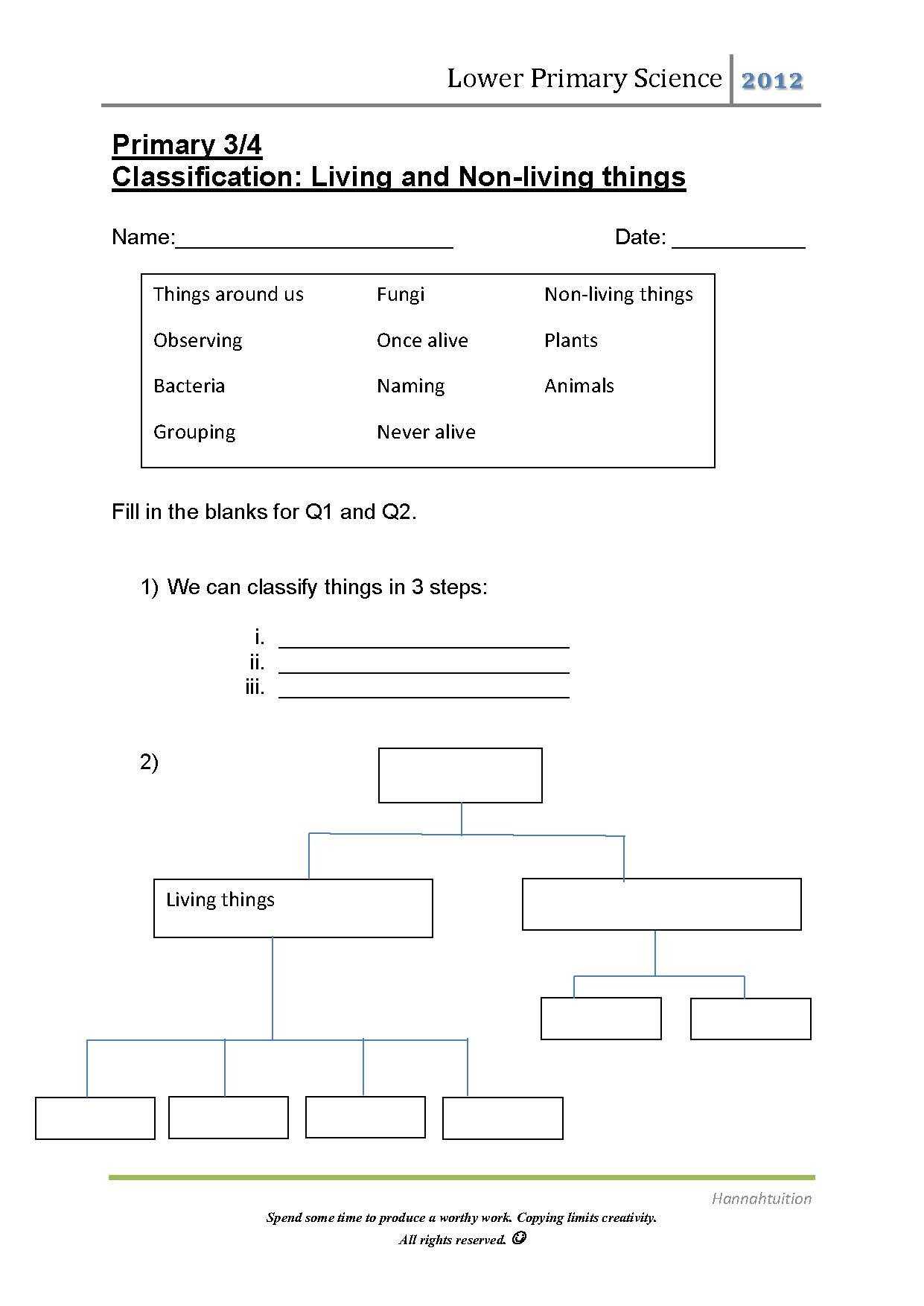 Characteristics Of Bacteria Worksheet Answer Key as Well as Characteristics Living Things Worksheet Gallery Worksheet for
