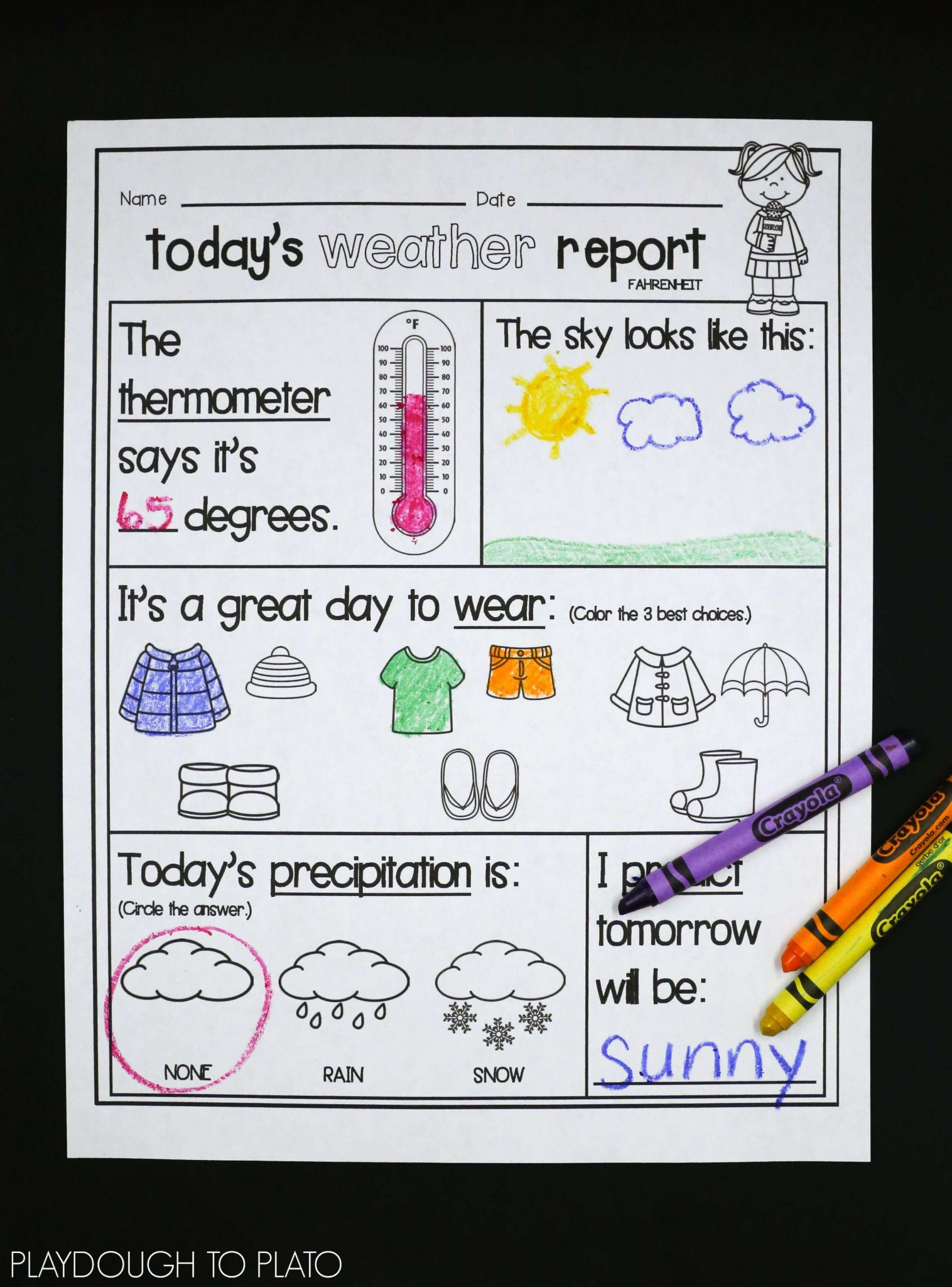 Chemistry Unit 4 Worksheet 2 with Weather Activities Kids Love Pinterest