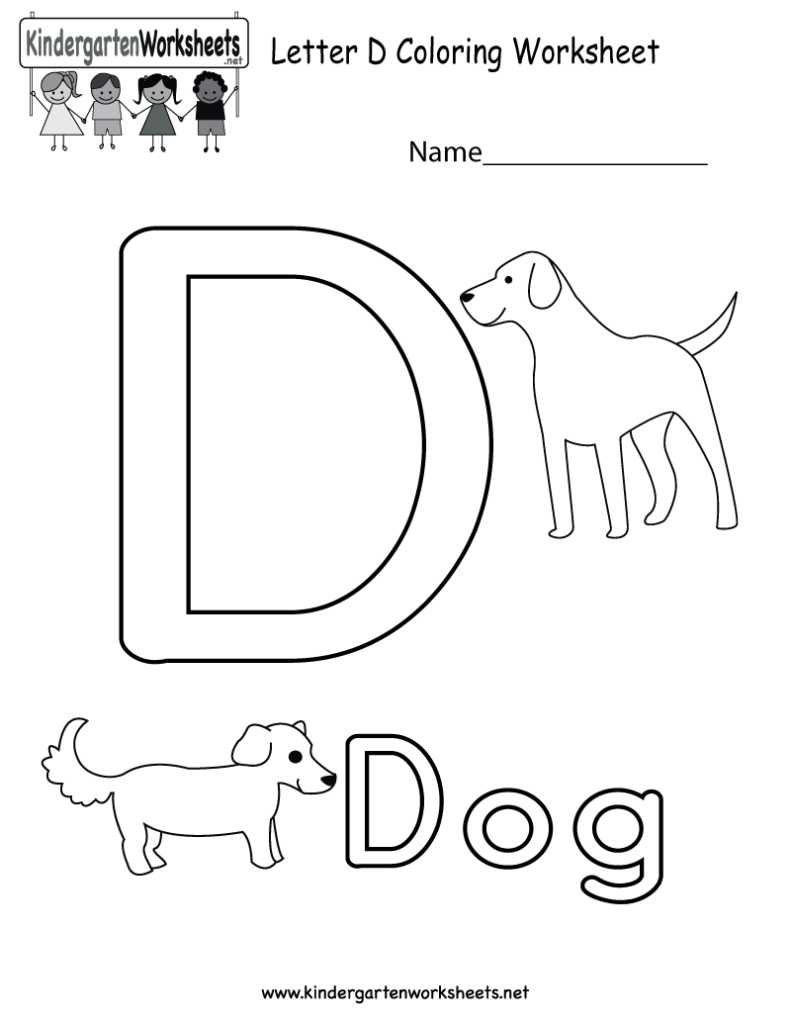 Colors Worksheets for Preschoolers Free Printables and Coloring Pages Free Printable Letter D Coloring Worksheet