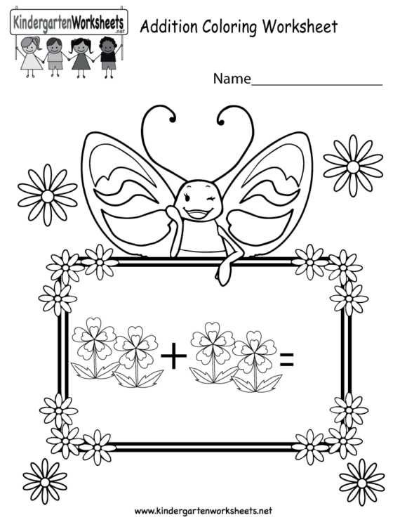 Colors Worksheets for Preschoolers Free Printables or Coloring Pages Coloring Addition Worksheets