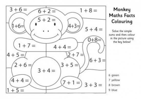 Colors Worksheets for Preschoolers Free Printables with Math Coloring Worksheets for Kindergarten Worksheets for