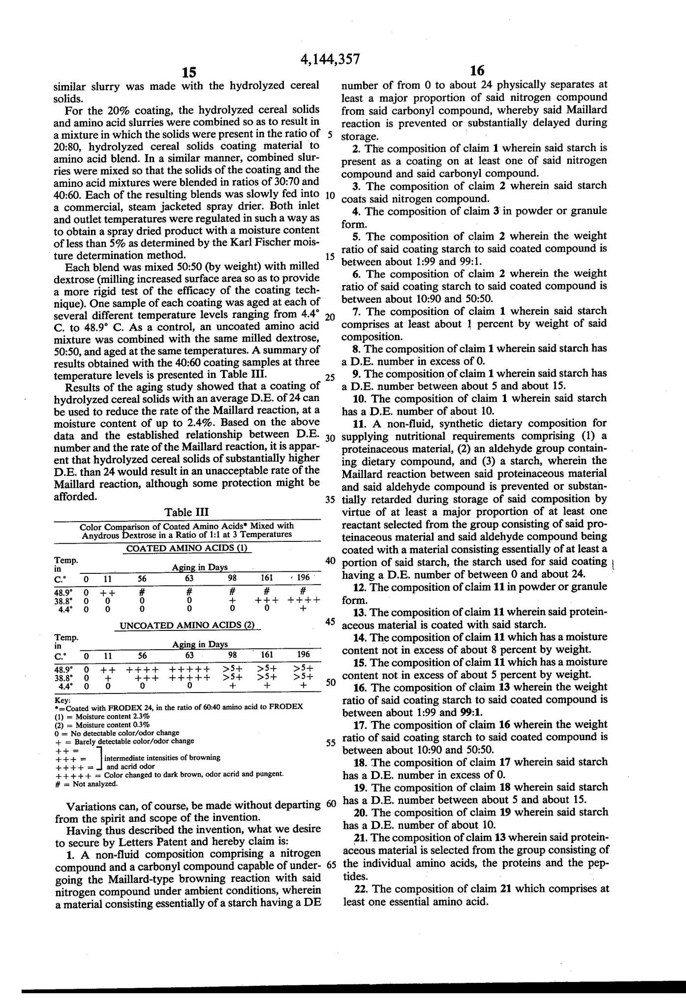 Computing formula Mass Worksheet Also Patent Us Preventing the Maillard Reaction In Synthetic