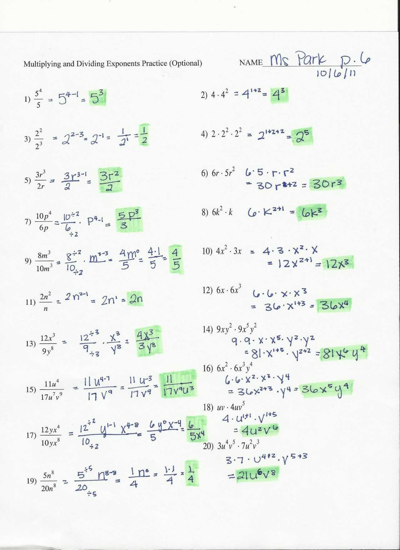 Did You Hear About Math Worksheet Algebra with Pizzazz Answers Also Algebra with Pizzazz Moving Words Page Answers Answer Key Math