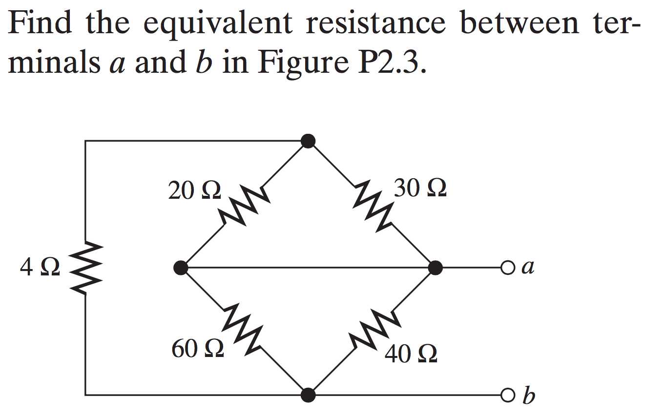 Electric Circuits Worksheets with Answers or Homework and Exercises Finding the Equivalent Resistance