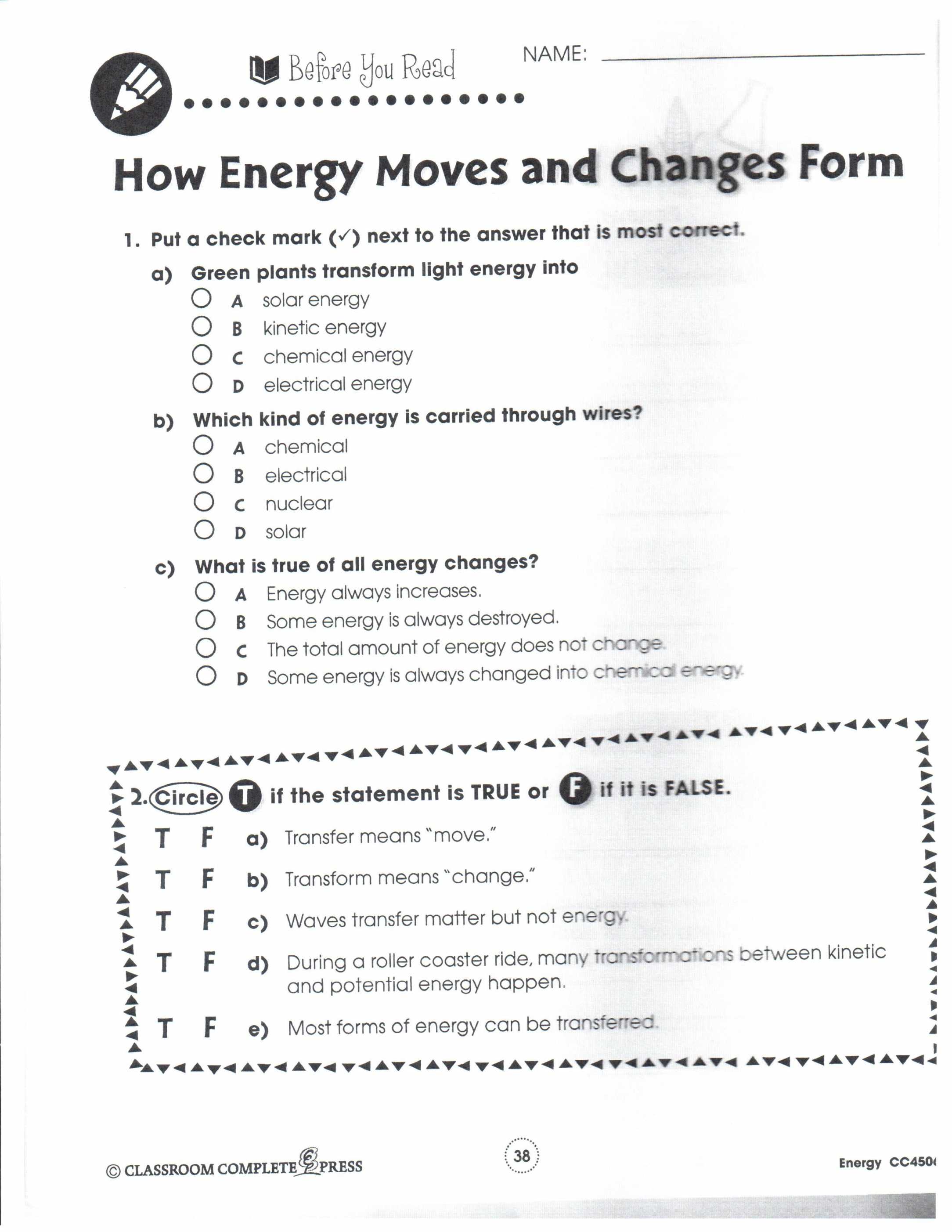 Electrical Power and Energy Worksheet or Worksheet Work Power and Energy Worksheet Inspiration Work
