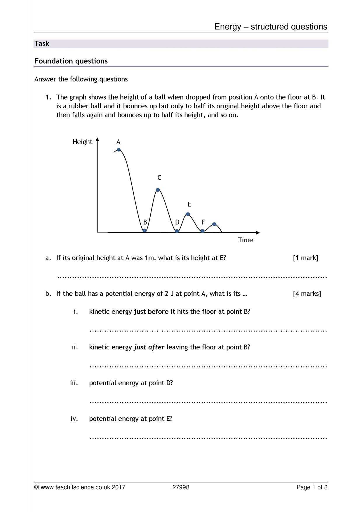 Energy Transfer In the atmosphere Worksheet Answers and Question Hunt Search Results Teachit Science