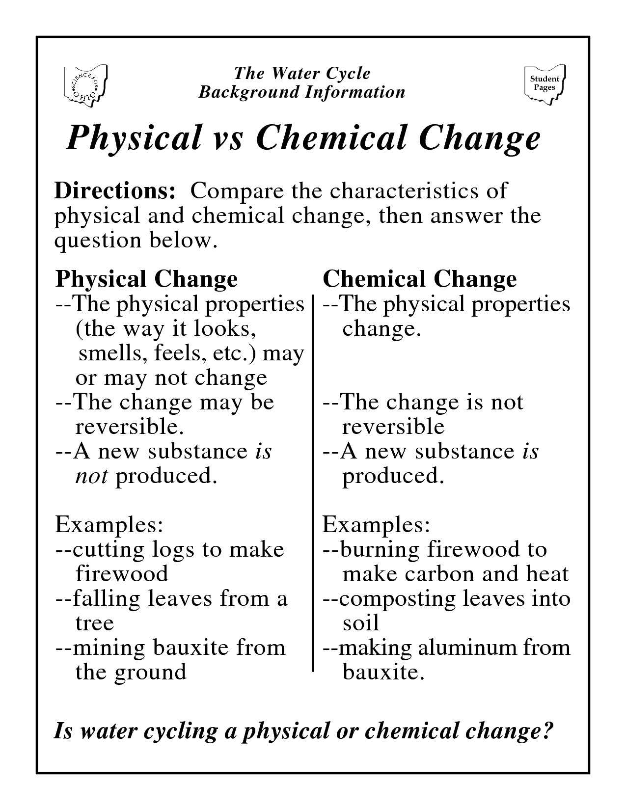 Energy Transformation Worksheet Answers with Energy Transformation Worksheet Answers Fresh Physical Vs Chemical